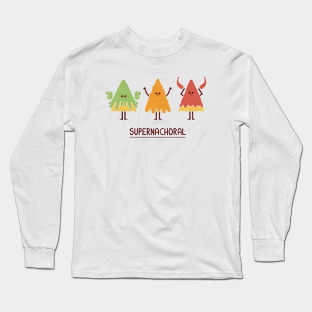 Supernachoral Long Sleeve T-Shirt by HandsOffMyDinosaur